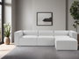Atelier Del Sofa Sofá Esquinero Gris Lino 297 cm x 190 cm